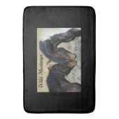 Tapis de bain de chevaux Mustang sauvages Accessoi (devant Vertical)