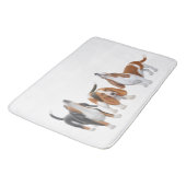 Tapis de bain de chiens d'hurlement Basset Hound (Angle)