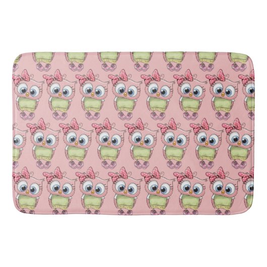 Tapis de bain de chouette (Devant)