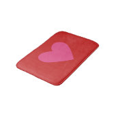 Tapis de bain de coeur de Saint-Valentin (Angle)