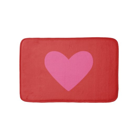 Tapis de bain de coeur de Saint-Valentin (Devant)