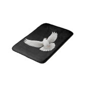Tapis de bain de colombe de paix de vol (Angle)