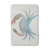 Tapis de bain de crabe d'aquarelle (Devant (Vertical))
