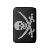 Tapis de bain de crâne et de pirate d'épées (Devant (Vertical))