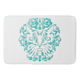 Tapis de bain de damassé de chat