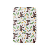 Tapis De Bain De doux singes qui jonglent avec des bananes (Devant (Vertical))