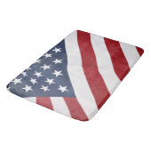 Tapis de bain de drapeau américain (Angle)