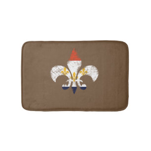 Tapis de bain de drapeau de la Nouvelle-Orléans
