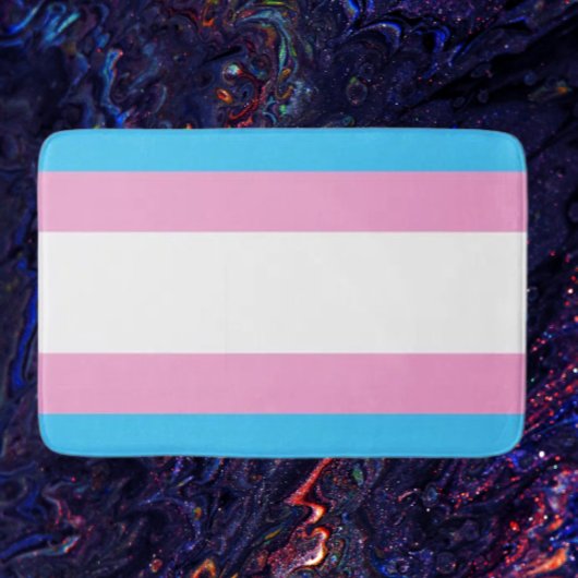 Tapis de bain de fierté trans : Embrasser toutes l
