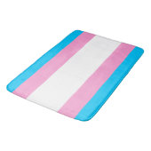Tapis de bain de fierté trans : Embrasser toutes l (Angle)