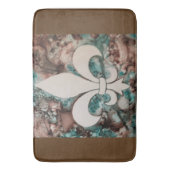 Tapis de bain de Fleur De Lis (devant Vertical)