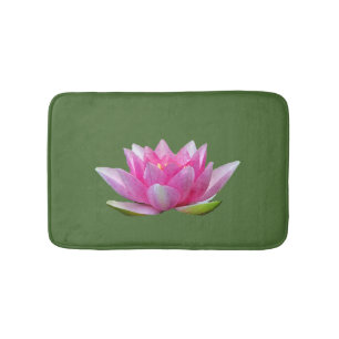 Tapis de bain de fleur de Lotus de nénuphar