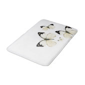 Tapis de bain de Flutterby albinos (Angle)
