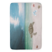 Tapis de bain de grande taille de "océan" (devant Vertical)