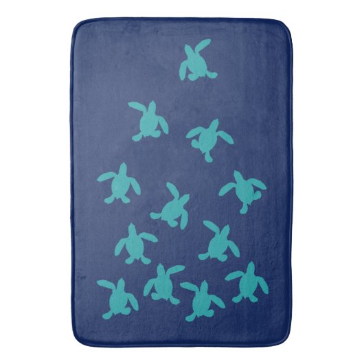Tapis de bain de Hatchlings de tortue de mer (devant Vertical)