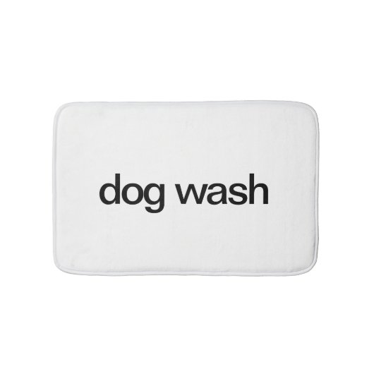 Tapis de bain de lavage de chien (Devant)