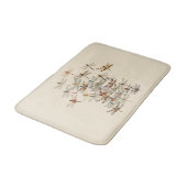 Tapis de bain de libellules de grouillement (Angle)