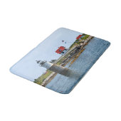 Tapis de bain de l'île Ram Island Lighthouse, Main (Angle)