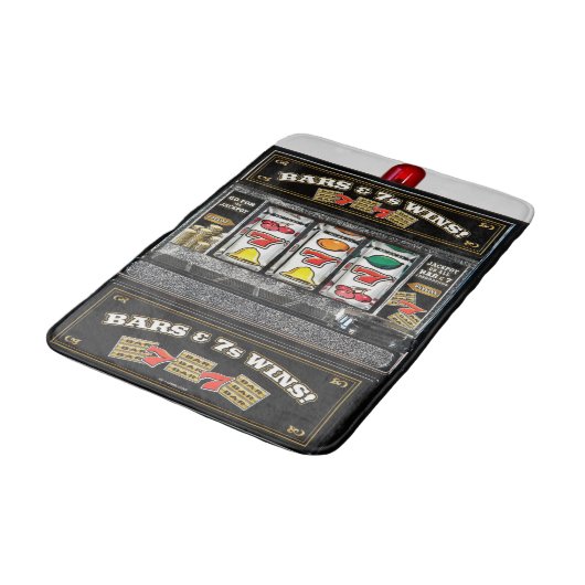 Tapis de bain de machine à sous (Angle)