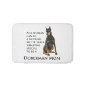 Tapis de bain de maman de dobermann (Devant)