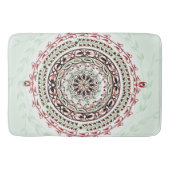 Tapis de bain de mandala de gemme de jardin (Devant)