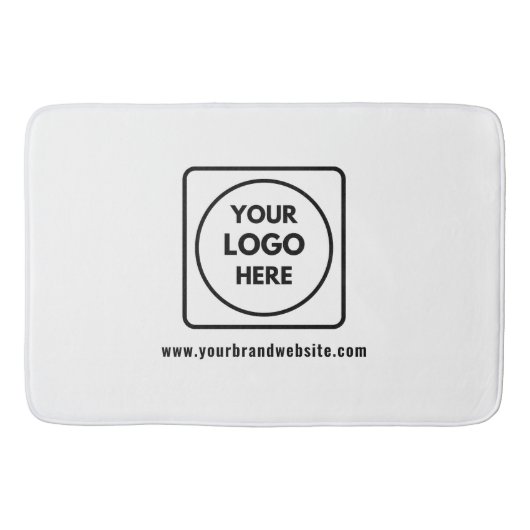 Tapis de bain de marque avec logo d'entreprise et (Devant)