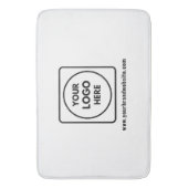 Tapis de bain de marque avec logo d'entreprise et (devant Vertical)