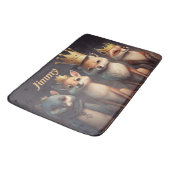 Tapis De Bain De mignons animaux sauvages en couronne (Angle)