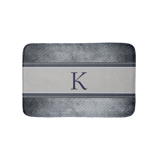 Tapis de bain de monogramme d'étoiles (Devant)