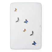 Tapis de bain de motif de papillon (devant Vertical)