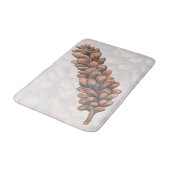 Tapis de bain de nature de cône de pin (Angle)