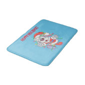 Tapis de bain de Noël de lapin de fête (Angle)