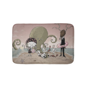 Tapis de bain de partie de plage de Lenore