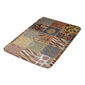 Tapis de bain de patchwork de safari grand (Angle)