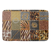 Tapis de bain de patchwork de safari grand (Devant)