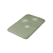 Tapis de bain de pissenlit (Angle)