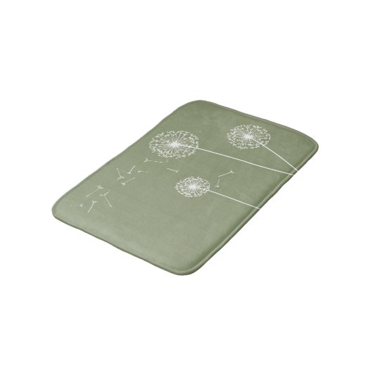 Tapis de bain de pissenlit (Angle)