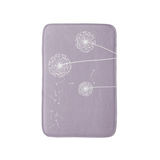 Tapis de bain de pissenlit (Devant (Vertical))