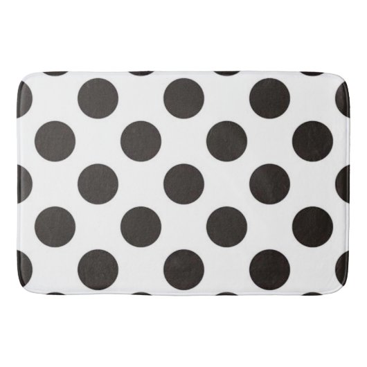 Tapis de bain de point de polka (Devant)