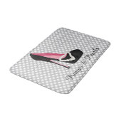 Tapis de bain de pompes et de perles (Angle)