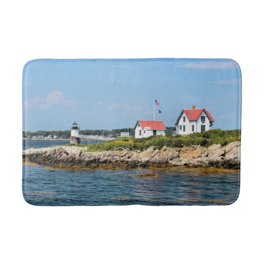 Tapis de bain de Ram Island Lighthouse, Maine (Devant)