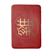 Tapis de bain de relief chinois de symbole de coq (Devant (Vertical))