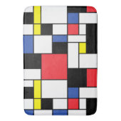 Tapis De Bain De Stijl Art Néoplastique (devant Vertical)