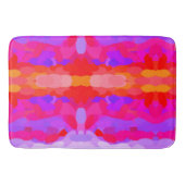 Tapis de bain de teinture violet, rose et orange (Devant)