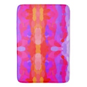 Tapis de bain de teinture violet, rose et orange (devant Vertical)