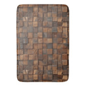 Tapis de bain de texture bois (devant Vertical)