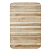 Tapis de bain de texture bois (devant Vertical)