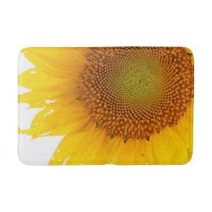 Tapis de bain de tournesol