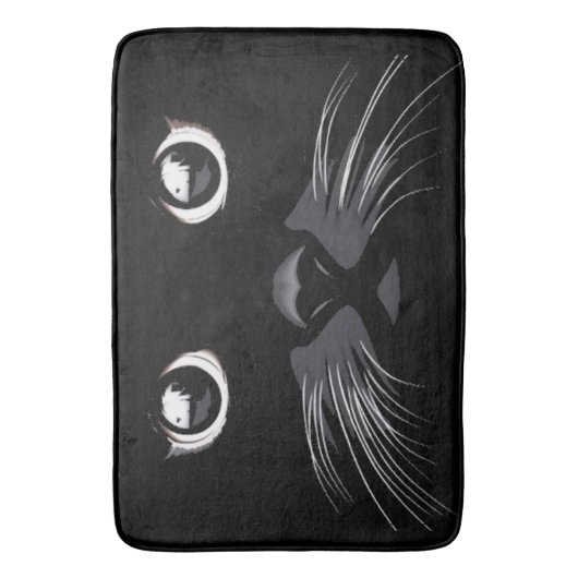 Tapis de bain de visage de chat (devant Vertical)