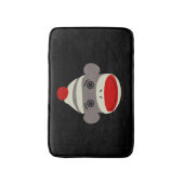 Tapis de bain de visage de singe de chaussette (Devant (Vertical))